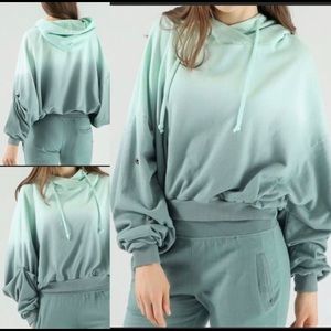 Young Fabulous and Broke Hoodie Sz XS and Joggers sz S in Green Ombre